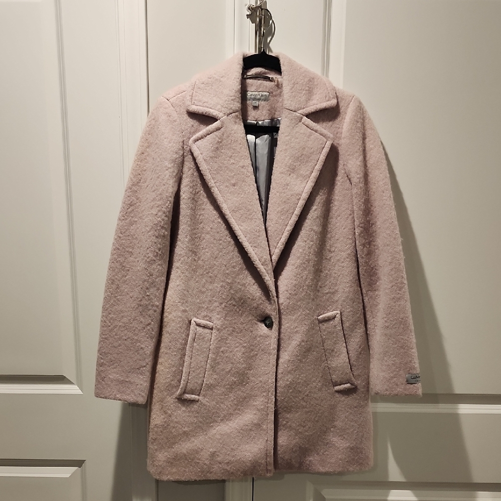 *Flawed* Calvin Klein Premium Wool Blend Coat
